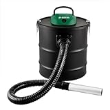 Dusty Bin DB16 Bagless Vacuum Cleaners - Ash Vacuum Cleaner for Car, Outdoor BBQ Cleaner, Stove, Workshop, Log Burner or Garage - Dust Collector with HEPA Dual Filtration System, 20L Capacity Cylinder