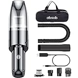 absob Handheld Vacuum Cleaner Cordless, Mini Portable Car Hand Vacuum Cleaner, Powerful Suction Hand Vac, Rechargeable Lightweight Handheld Vacuum for Home, Car, and Keyboard Cleaning - USB Charging
