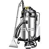 Carpet Cleaner Machine 20L - Deep Cleaning Extractor for Household/Commercial Carpets, Sofas - Portable 3 in 1 Stainless Steel for Curtains