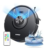 Laresar Robot Vacuum Cleaner with Mop, Ultra Strong 5000Pa Robotic Vacuum with Lidar Navigation, 3 In 1 Robot Hoover for Pet Hair,Dust, 5 Real-Time Mapping, App Control, Alexa (Mars01)