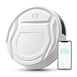 Lefant M210 Robot Vacuum Cleaner, 2200Pa Strong Suction, 7.8cm Thin 28cm DIA, Automatic Self-Charging Small Robotic Vacuum, Wi-Fi/App/Alexa Control, Ideal for Pet Hair Hard Floor and Carpet